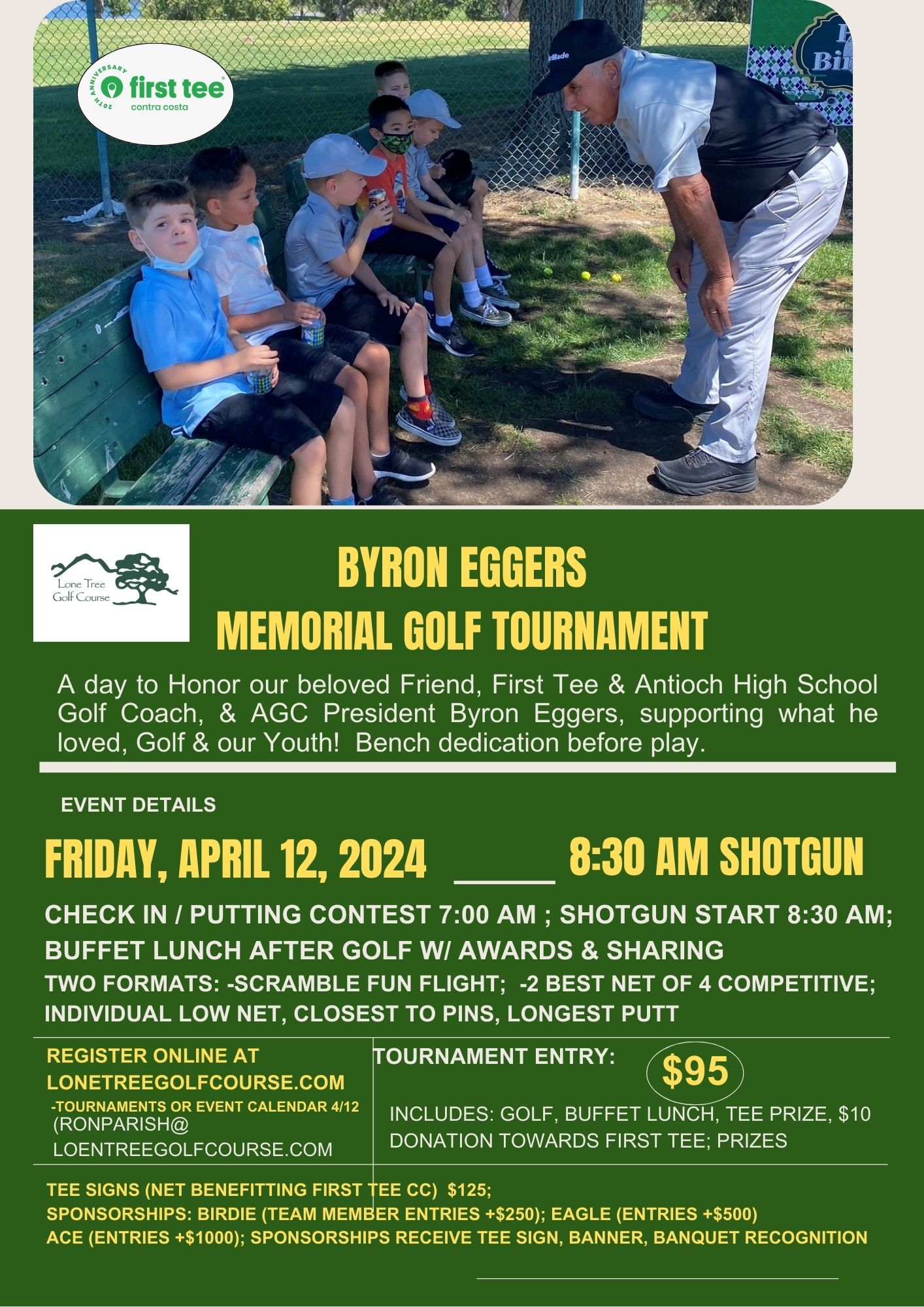 Byron Eggers Memorial Tournament Flyer
