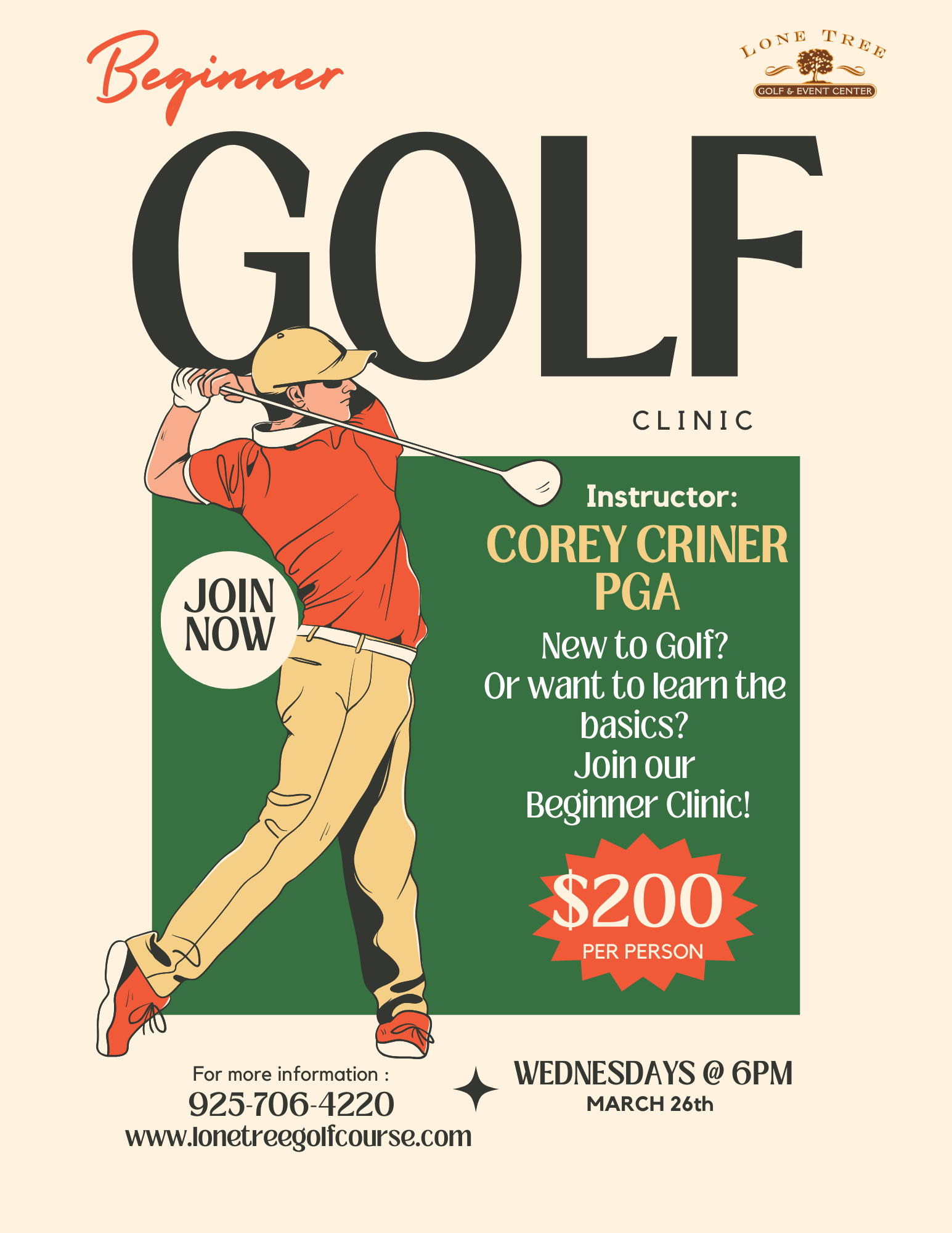Spring Beginner Clinic Flyer 2025 1