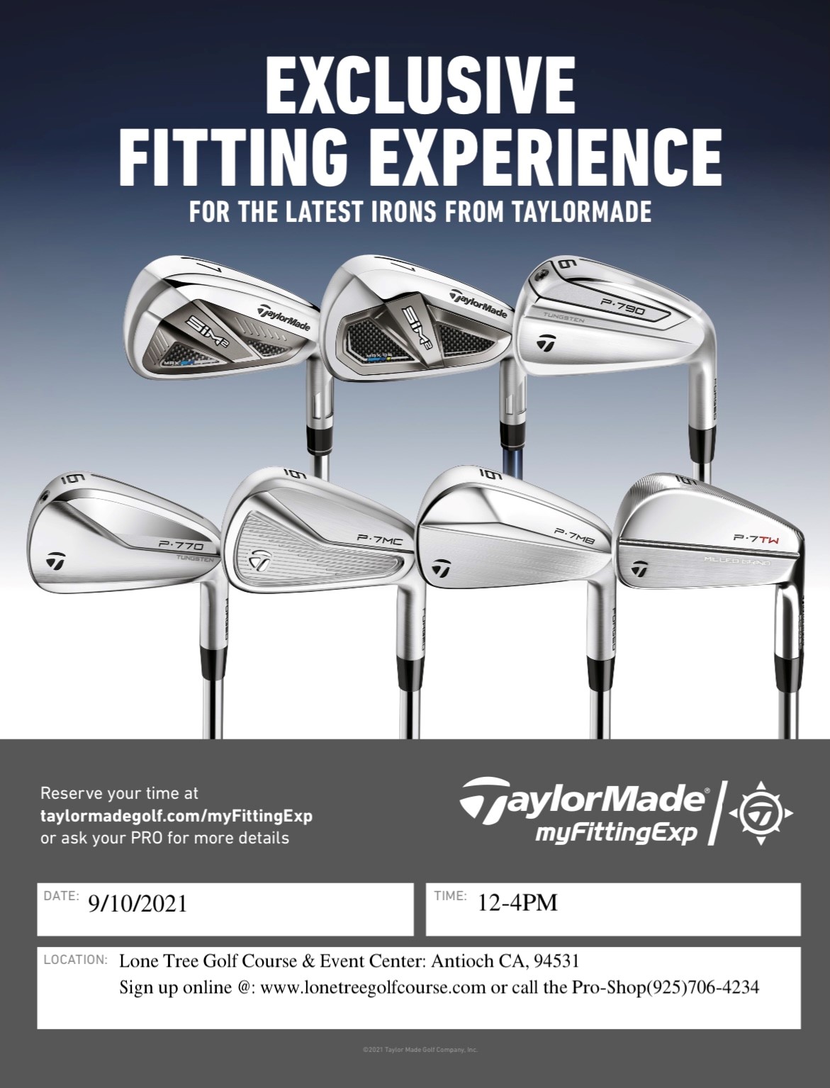 Taylormade Demo Day Flyer