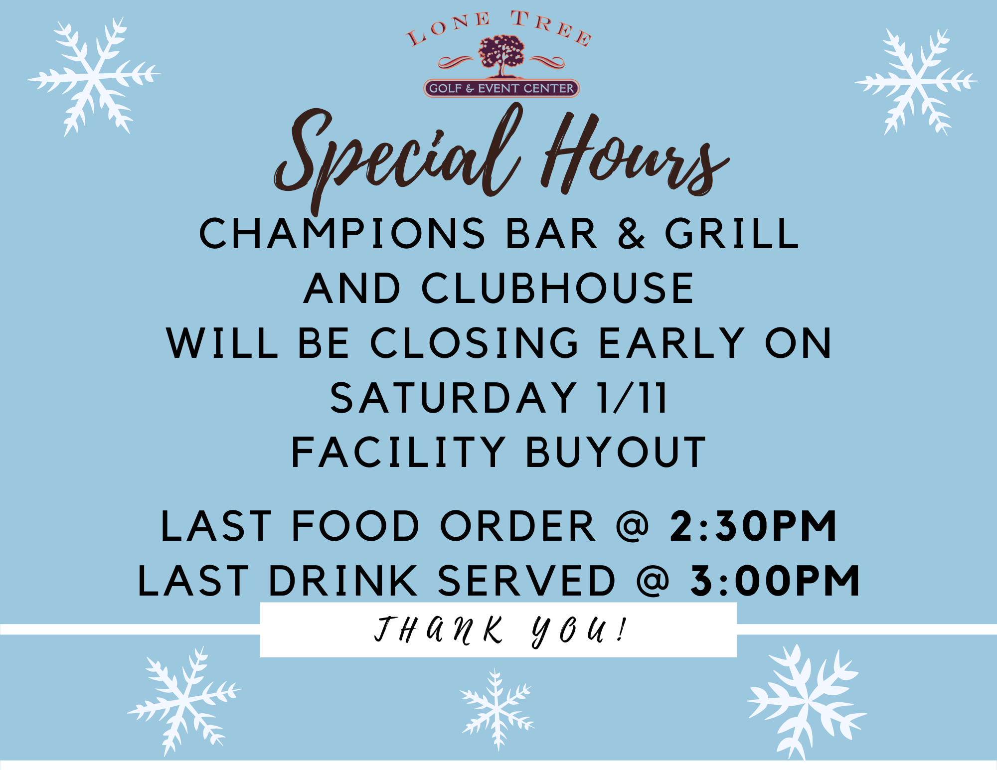  1.11.25 Business Hours
