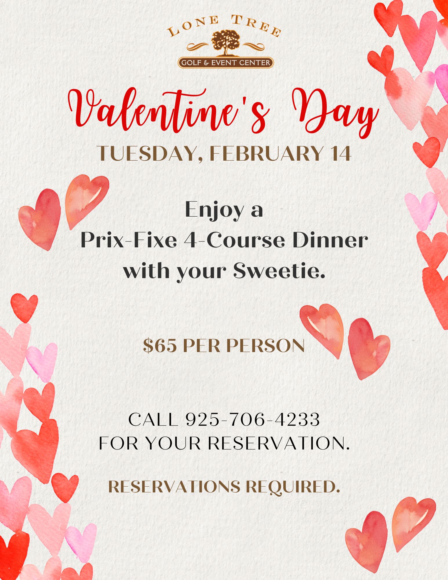 2023 Valentines Dinner Flyer