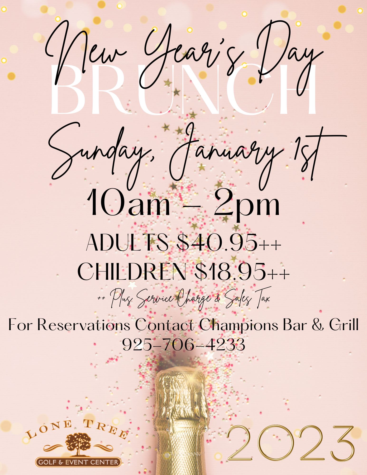 New Years Day Brunch 2023