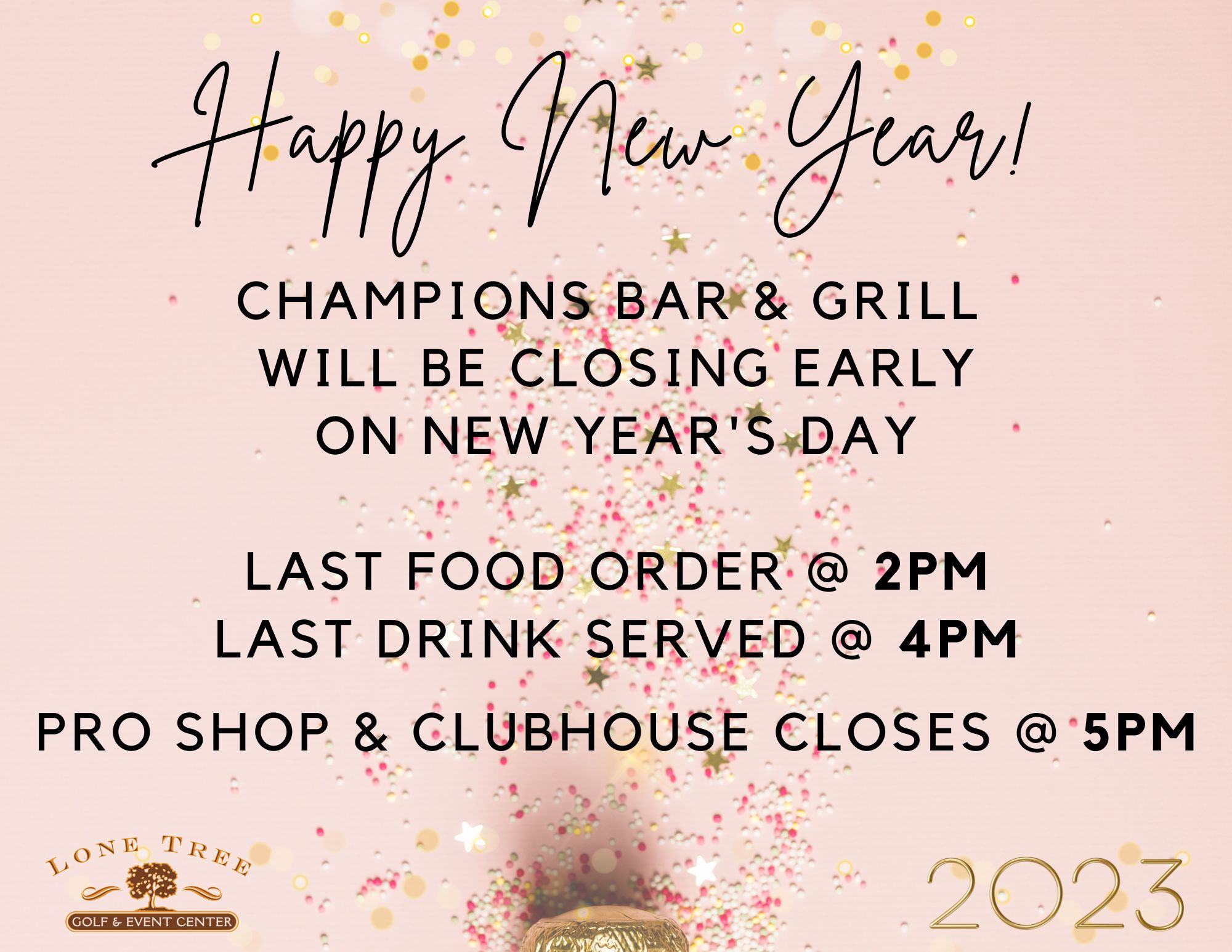 New Years Day Closed Hours